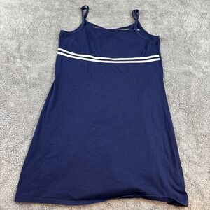 Mossimo‎ Sleeveless Stripe Dress Womens Medium Navy